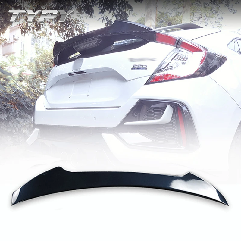 

Car Modified Rear Wing Modified Spoiler Rear Tail Wing Spoiler For Honda Civic Hatchback 2021