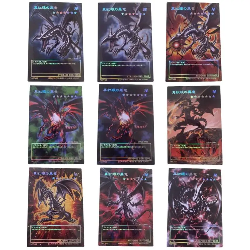 Флэш-карта Yu-Gi-Oh Red-Eyes Black Dragon 9 версия hc pac DIY Laser Relief серия коллекция аниме