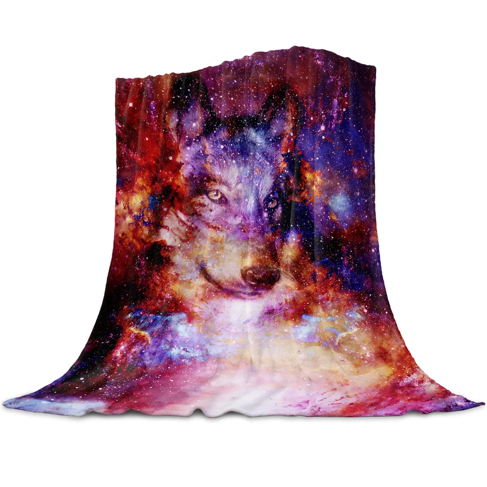 

Bed Cover Soft Lightweight Warm Cozy Blankets Queen Size Alaskan Sled Dog Flannel Fleece Bed Throw Blanket Bedspread Coverlet