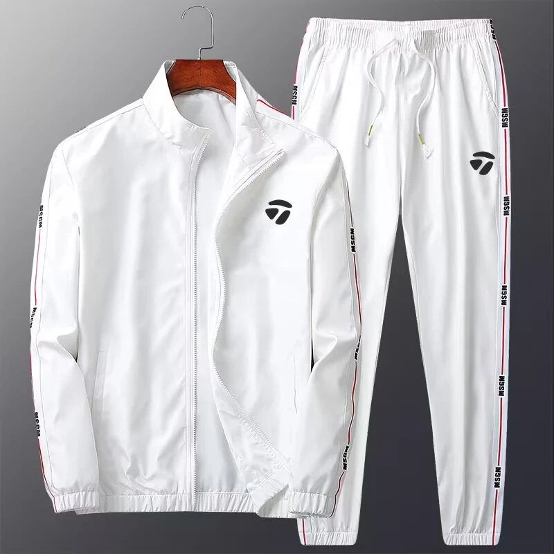 

men Golf Wear 2023 Golf Suit men's Golf Clothes Golf pants men's horse tops Jacket Tennis 2-piece Korean Men's golf wear
