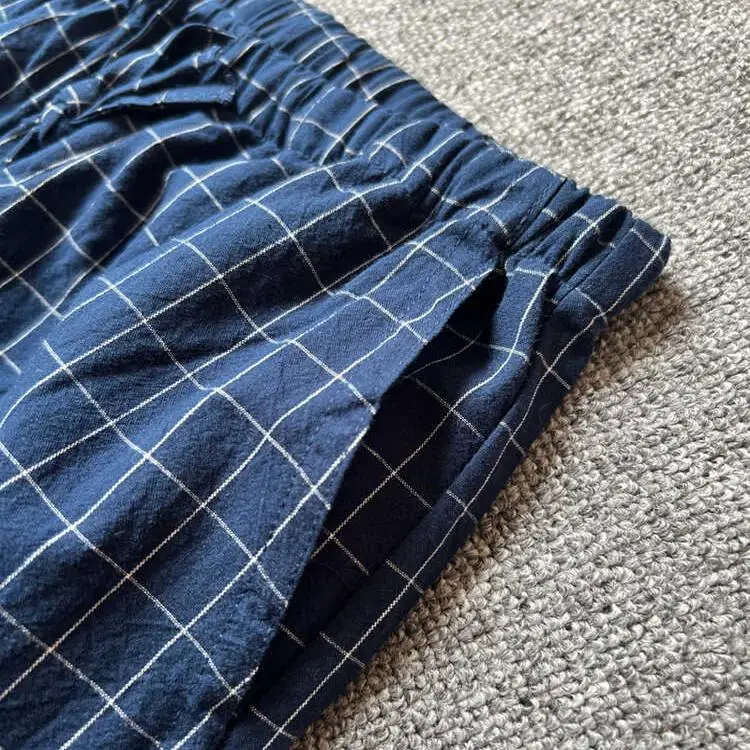 Заказы экспортируемые в Японию. Мужская весна лето и осень тонкая клетчатая