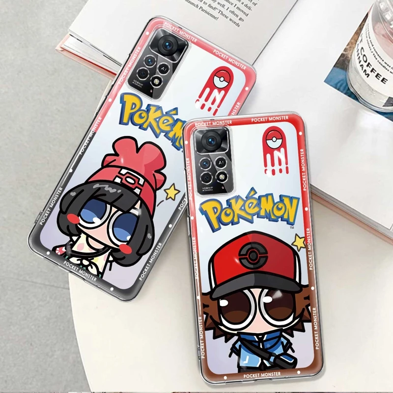 

Pokemon Gos Girls Games Print For Xiaomi Redmi Note 7 8 9 10 11 12 4G 5G Pro 9S 10S 10Pro NOTE11 11T 8T Coque Case