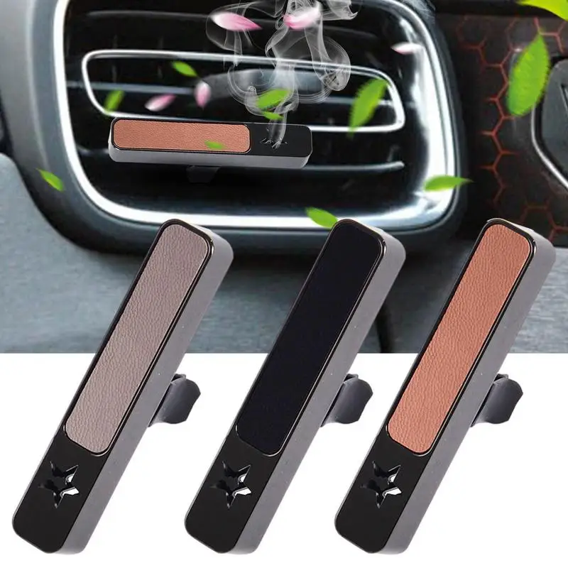 

Car Interior Air Freshener Vent Clip Outlet Air Condition Diffuser Solid Flavoring Perfume Fragrance Auto Smell For VW Lada