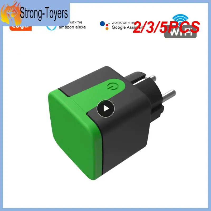

2/3/5PCS Smart Wifi Plug Smart Life App 16a Tuya Wifi Voice Control Remote Control With Alexa Google Home