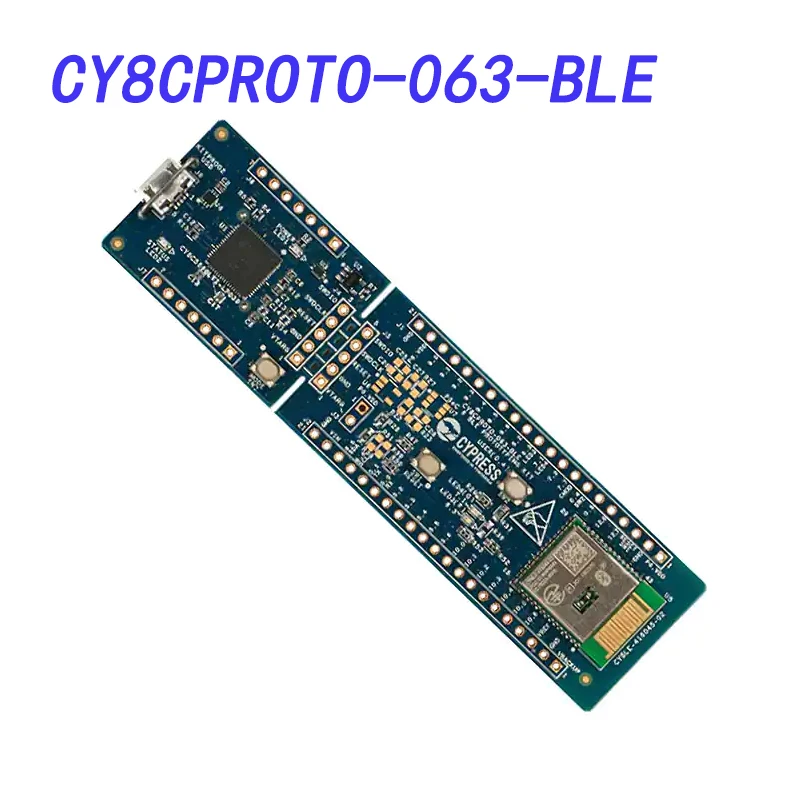 

1 PCS CY8CPROTO-063-BLE PSoC® 6 CYBLE-416045-02 Transceiver; Bluetooth® 5 2.4GHz Evaluation Board