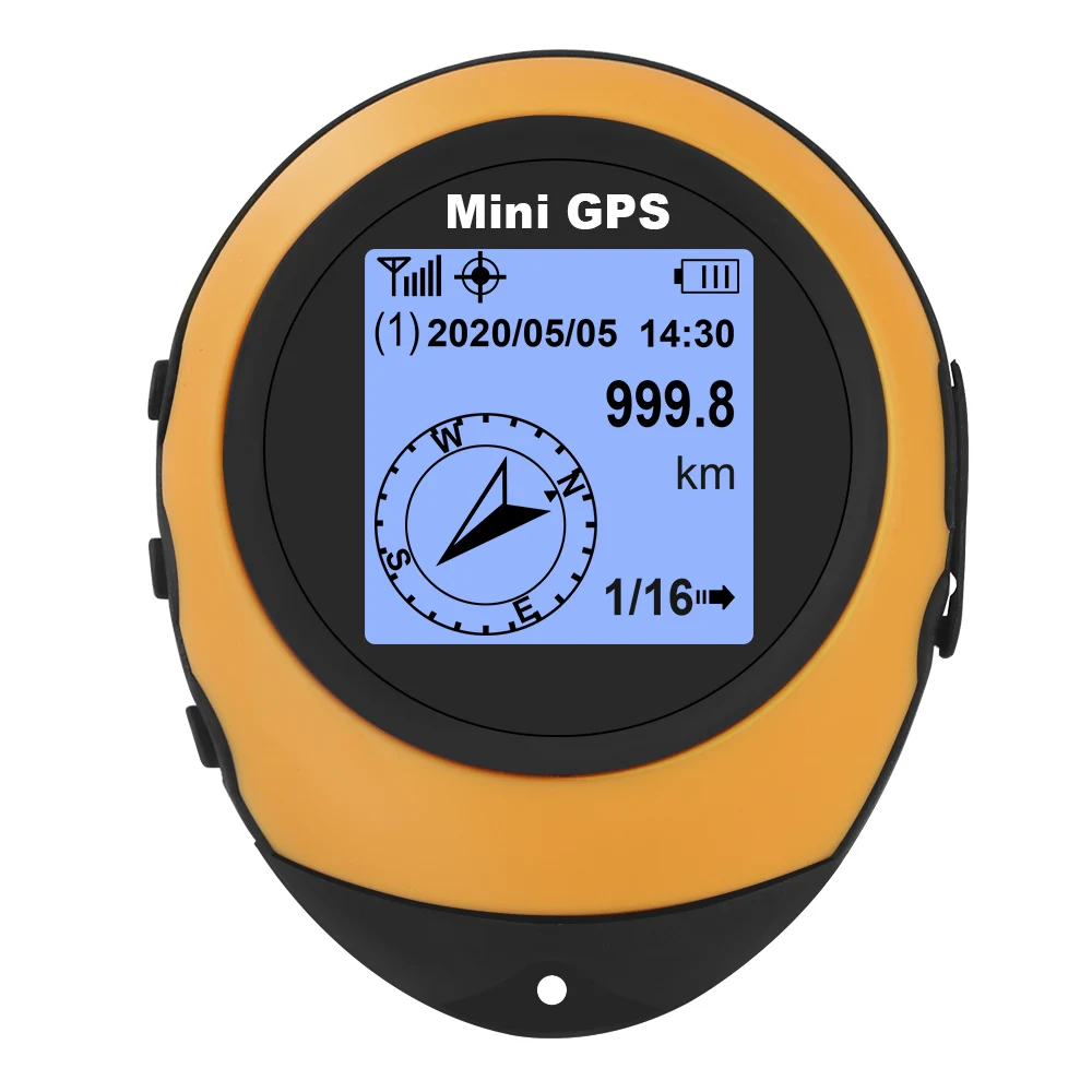 Mini GPS Navigation Compass For Outdoor Sport Travel Hiking Handheld Satellite GPS Positioner With Buckle images - 6