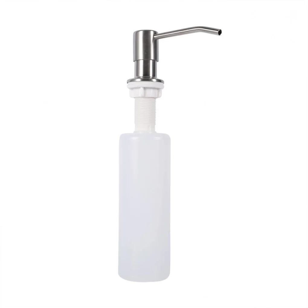 

Дозатор жидкого мыла для кухни, ванной комнаты, встроенный насос для лосьона, пластиковая бутылка 300 мл