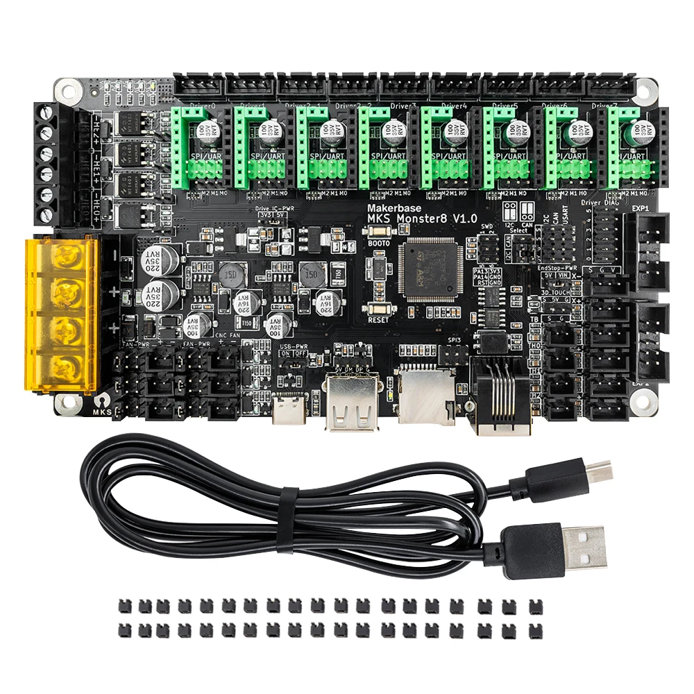 Makerbase MKS Monster8 комплект 32-битная плата управления материнская Запчасти для