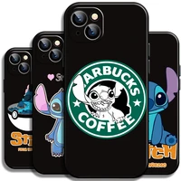 cute cartoon lilo stitch for apple iphone 13 12 11 pro mini x xr xs max se 5 6 6s 7 8 plus phone case back soft funda coque