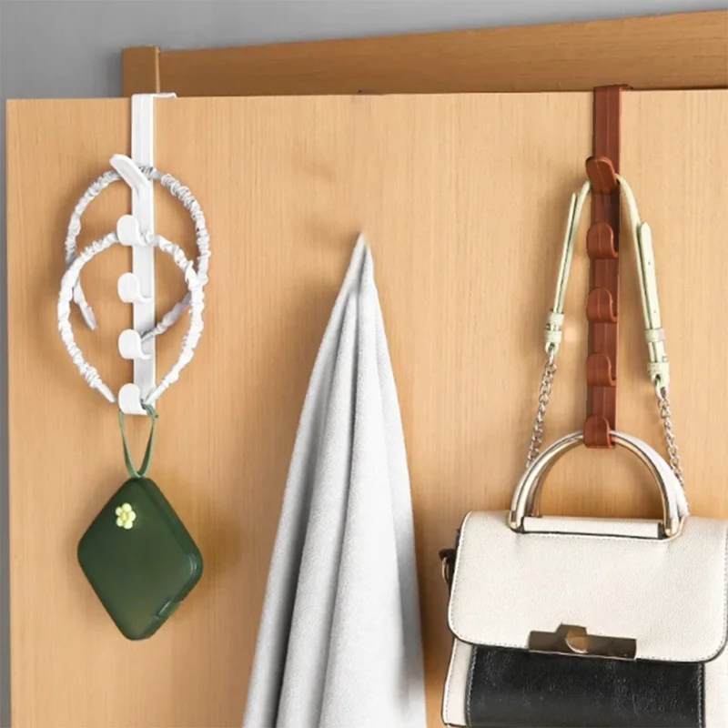 Портативная дверная вешалка многофункциональный пятисекционный крючок бытовой