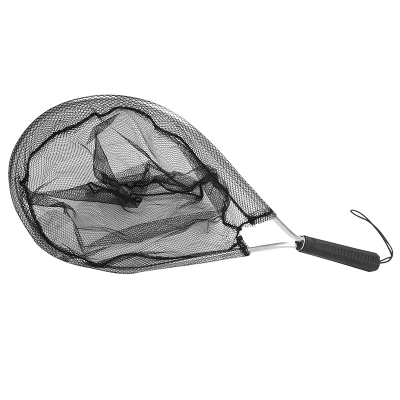 Алюминиевые сетки для рыбалки нахлыстом нейлоновая ручная сеть без узлов ловли