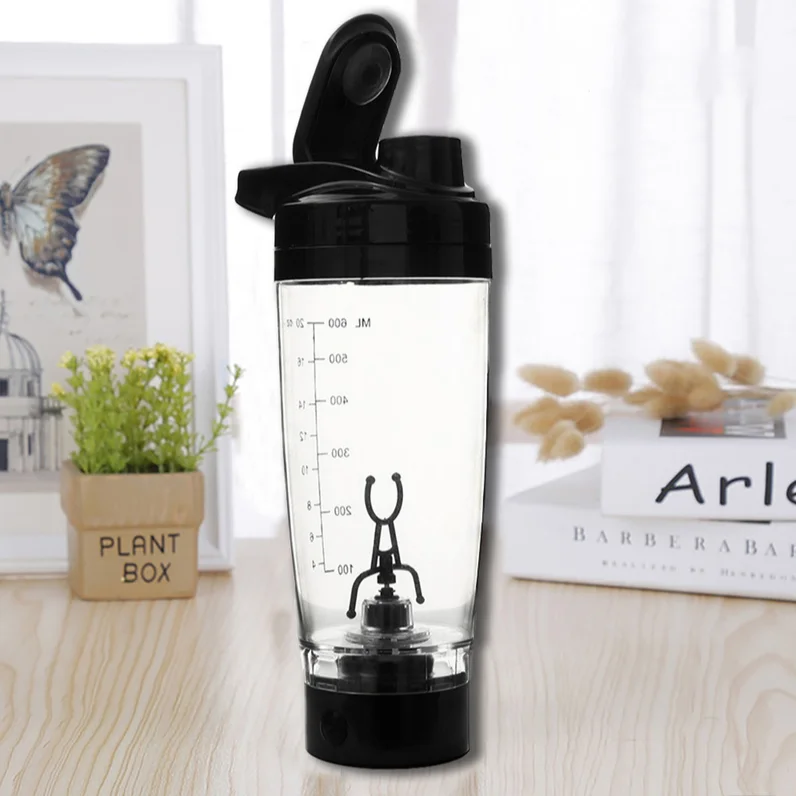 Leakproof 600ML Fully Automatic Protein Shaker Blender Cup for Fitness Brewing with Vortex Mixing Movement