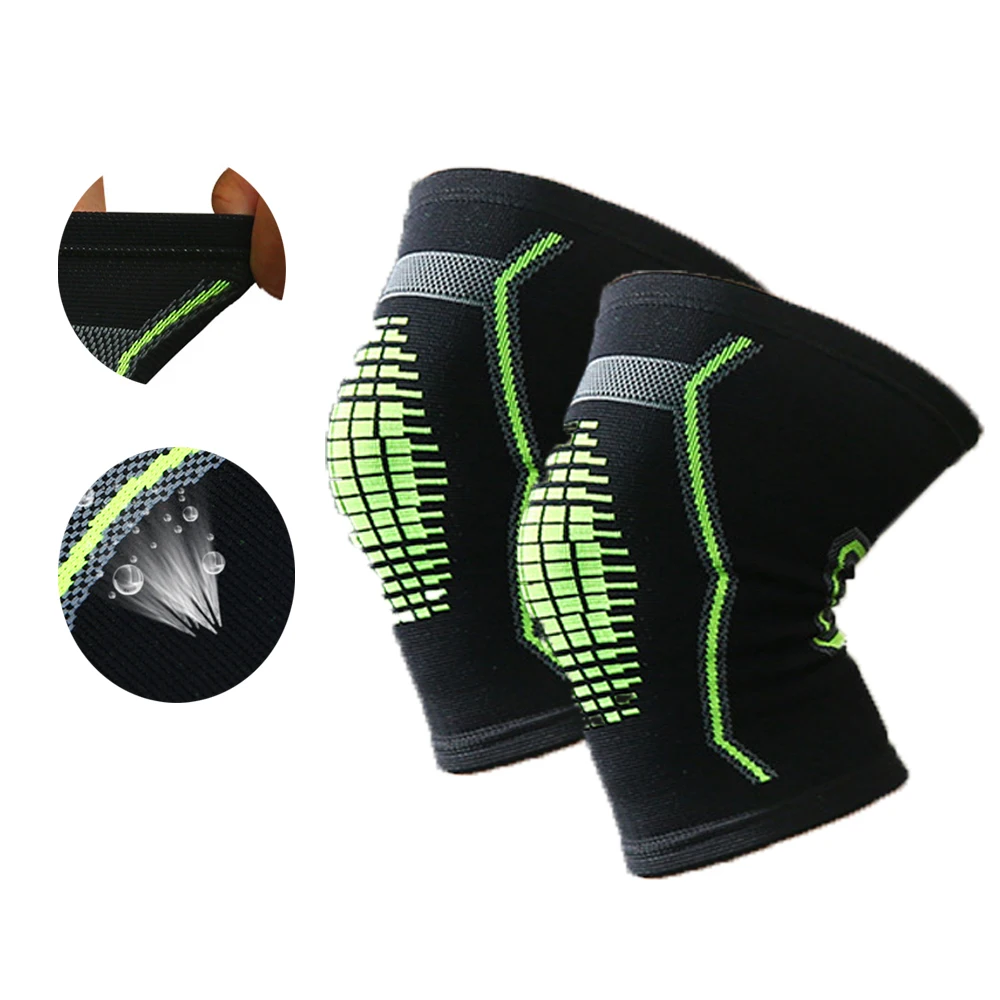 

1 шт. эластичные наколенники, спортивный фитнес-наколенник, спортивное снаряжение, коленный фиксатор для бега, баскетбола, волейбола, поддер...