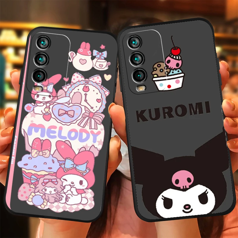 

Hello Kitty Cartoon Kawaii Cat Phone Cases For Xiaomi Redmi Note 10 10S 10 Pro POCO F3 GT X3 GT M3 Pro X3 NFC Back Cover