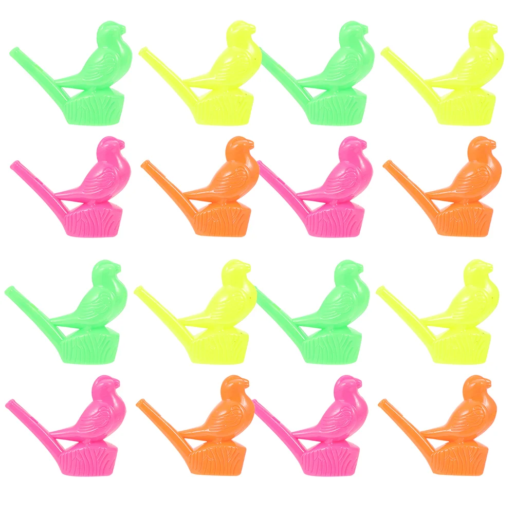 

24 Pcs Birthday Present Adorable Whistle Toys Small Bird Funny Kids Plastic Whistles Playset The Slide Cartoon