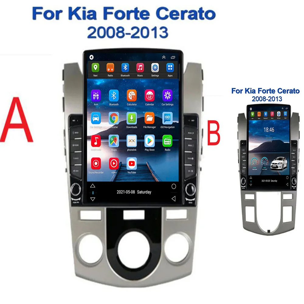 

For Tesla Style 2Din Android 12 Car Radio for KIA Forte Cerato 2 2008-2035 Multimedia Video Player GPS Stereo Carplay DSP RDS
