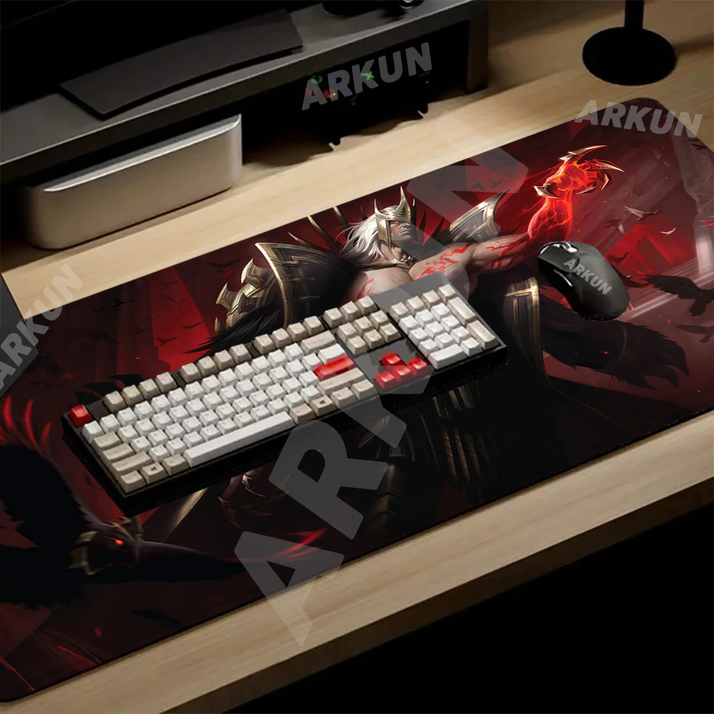 XXL Popular League of Legends Chosen the Wolf Cool Ambessa Pantheon Katarina Mouse Pad Computer Gaming Accessories Mat