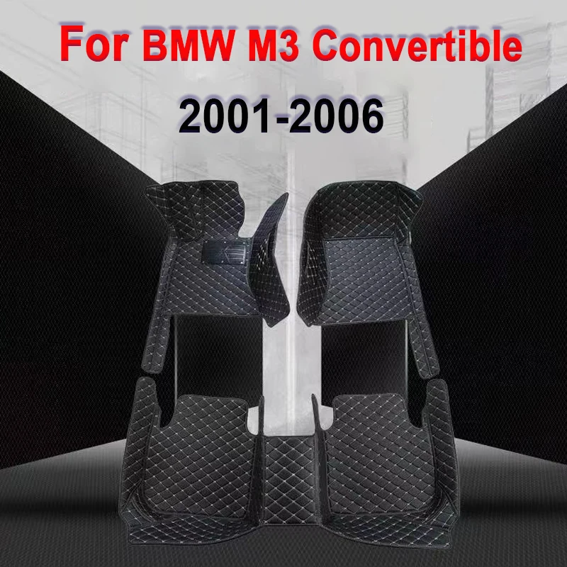 

Car floor mats for BMW M3 Convertible 2001-2006 Custom auto foot Pad automobile carpet cover interior accessorie