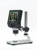 2021 enance microscope 4 3 inch screen digital microscope electron microscope metal support