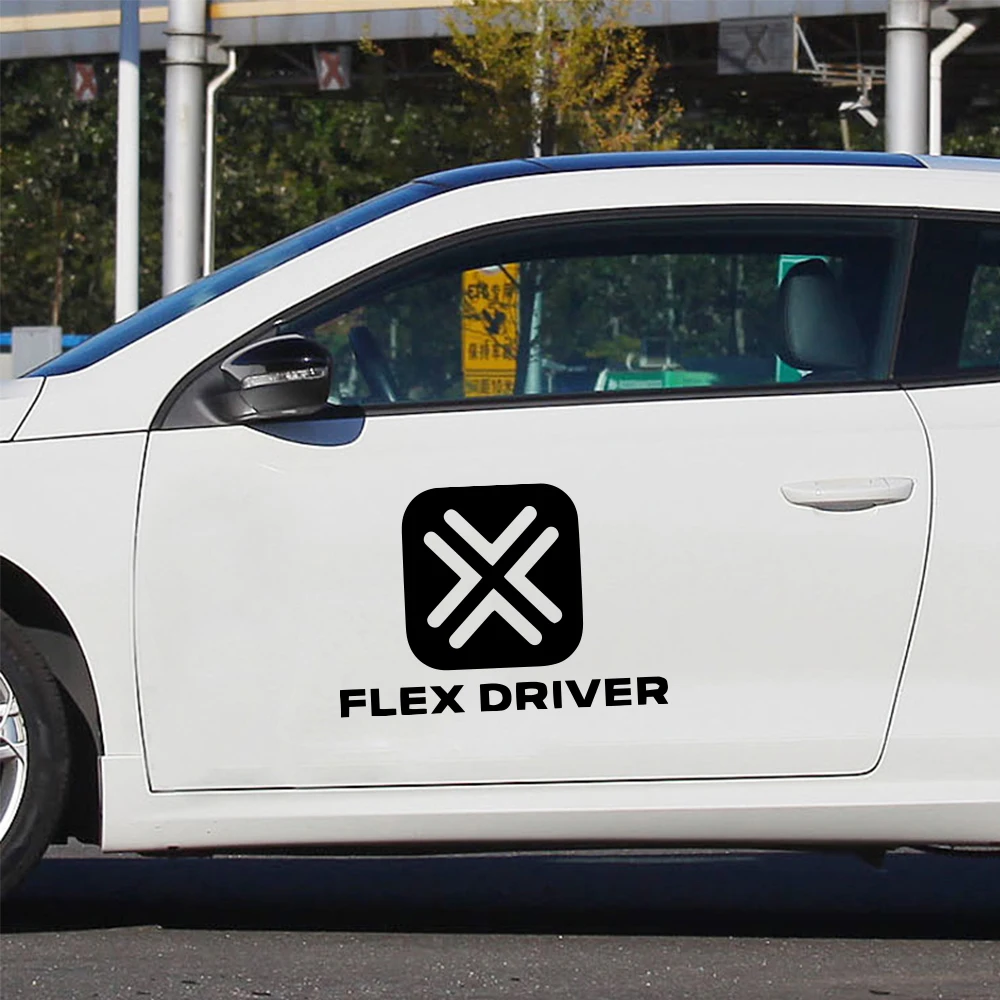 

FLEX Drive Truck Stickers Car Body Decor Vinyl Decal Amazon Driver Auto Sticker
