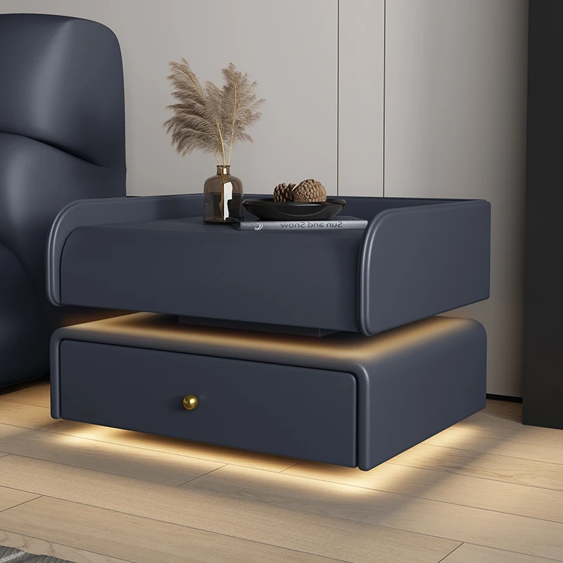 Узкая вспомогательная прикроватная тумбочка маленькая съемная гостиная