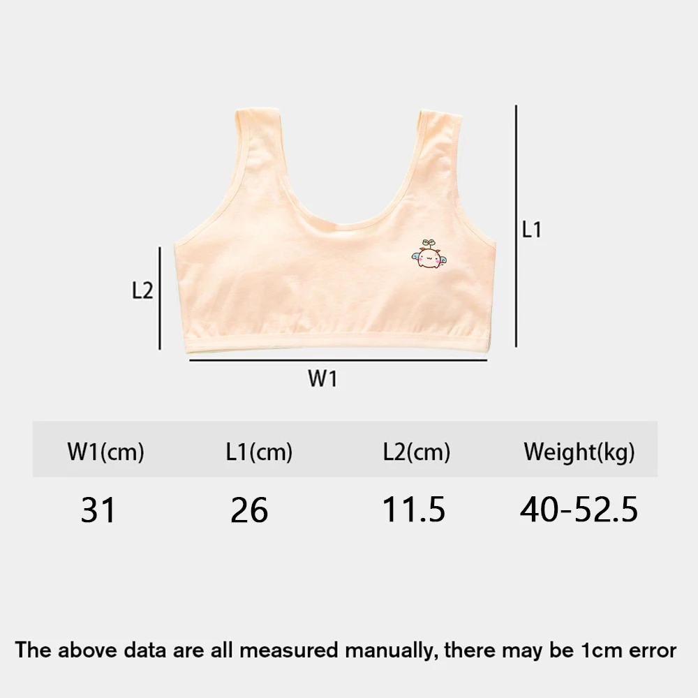 Бюстгальтер для девочек-подростков короткий топ нижнее белье жилет спортивные