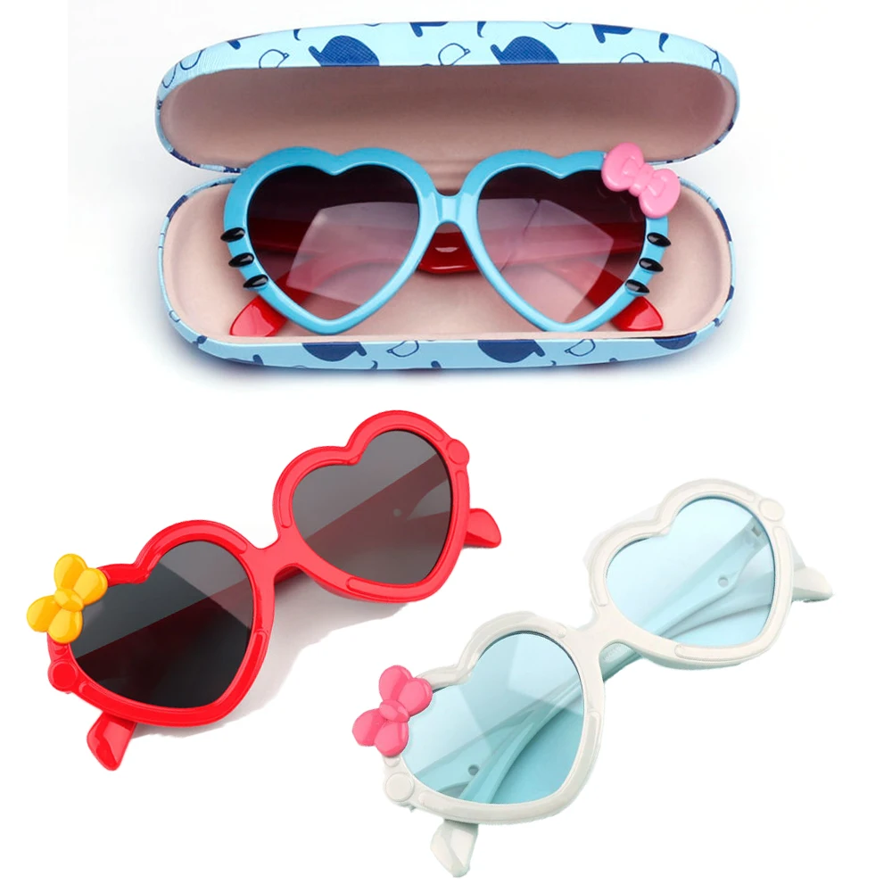

Sanrio Heart Shaped Glasses Hello Kitty 2-12Years Old Children's Sunglasses Sunglasses Kawaii Anime Figure Eye Protection Summer