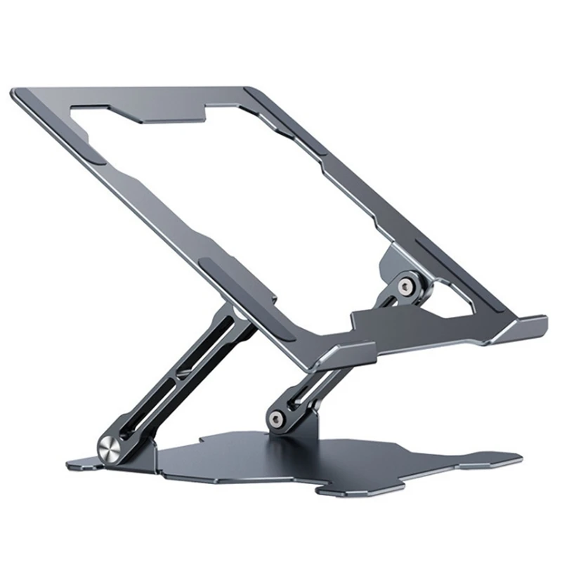 

Laptop Stand Ergonomic Aluminum Height-Adjustable Computer Stand Desktop Laptop Stand for 11-17 Inch Laptop