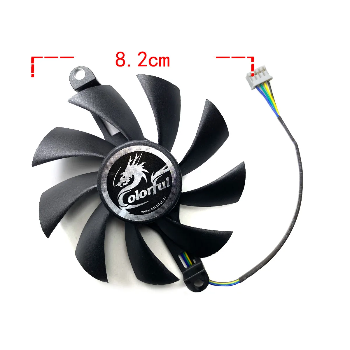 Новый сменный вентилятор для видеокарты COLORFUL GeForce GTX 1630 1650 1650S Smart Shark LE