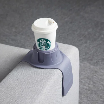 

Sofa armrest silicone cup beverage storage holder Sofa coaster coffee shelf ornaments organizer rack