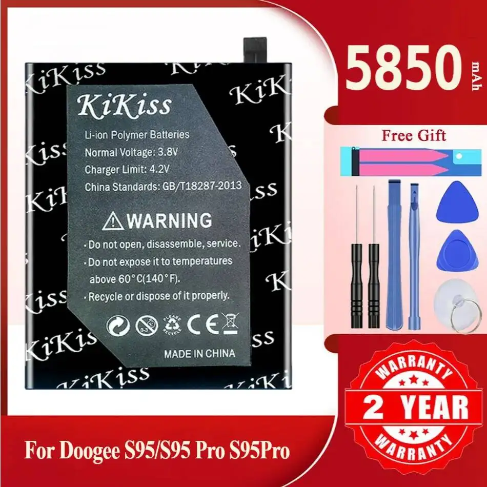 Фото Аккумулятор для DOOGEE S97/S96/S95 Pro S90 S89/S88 Pro S88 Plus S86 Pro S80/S70/S60/S55 Lite S68/S59/S58 Pro S51 S50 S40 S30 №2