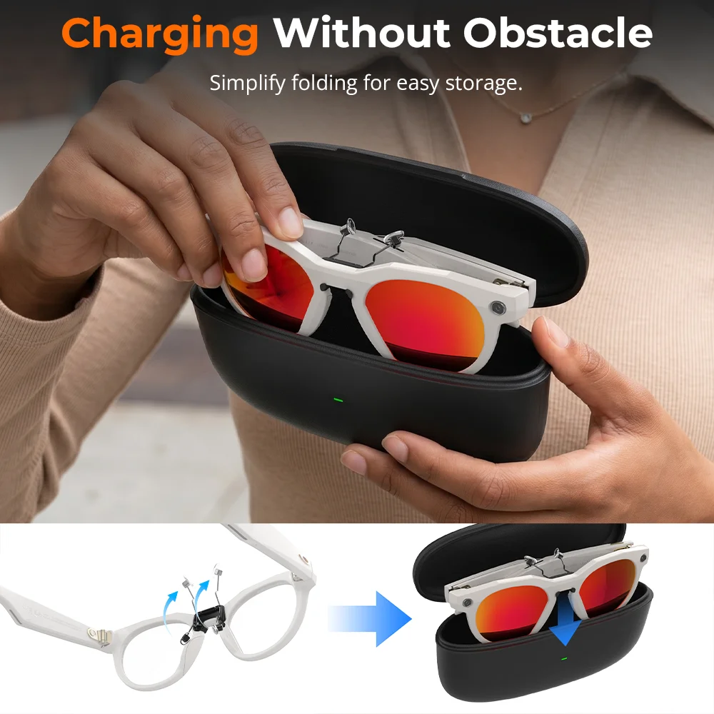 Фото Накладки на носоупоры HIBloks для очков Oakley Meta HSTN, аксессуары для умных очков, мягкие силиконовые противоскользящие накладки-держатели для носа, крепление на клипсе №5
