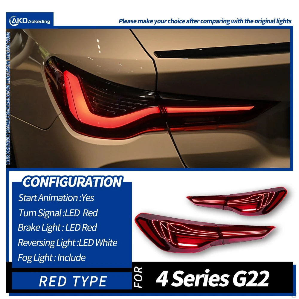 

Автомобильный Стайлинг для BMW G22 G82 2019-2024 светодиодный M4 GTS 425i 430i, динамический сигнал, задний фонарь DRL, тормоз, задний хода, автомобильные аксессуары