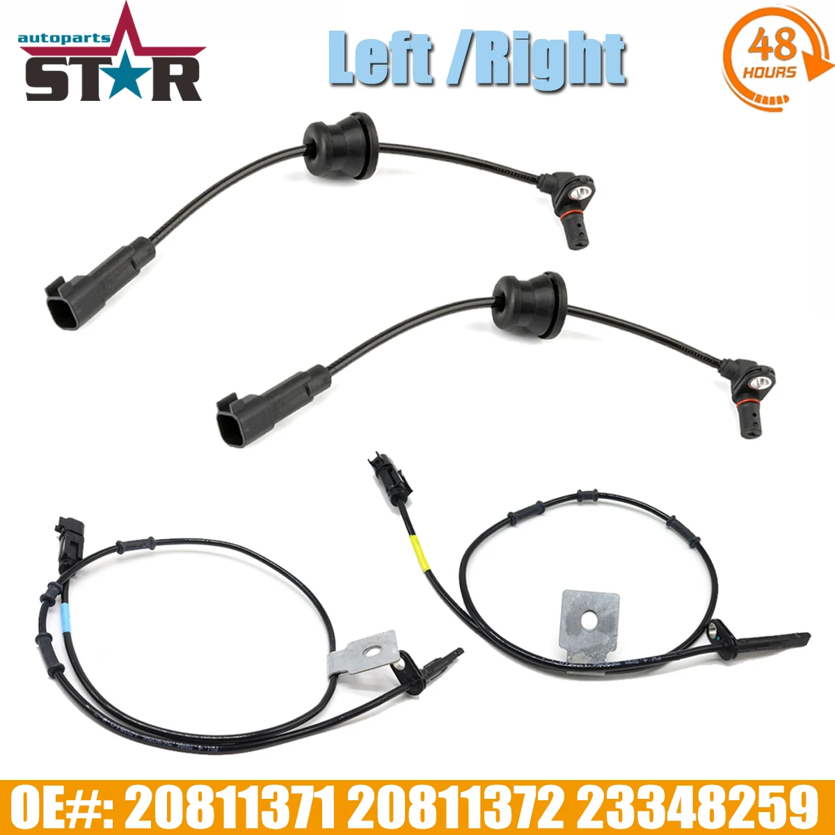 

Датчик скорости колеса ABS 20811372 20811371 23348259 Для GMC Terrain для Chevrolet Equinox 2010 2011 2012 2013 2014 2015 2016 2017