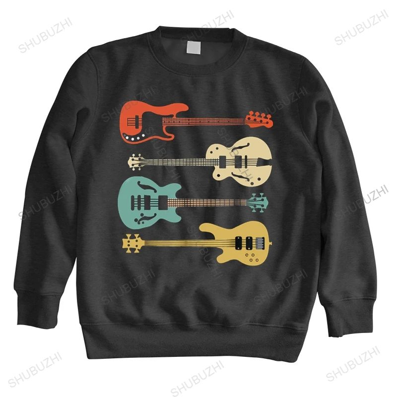 

Винтажные толстовки в стиле ретро с бас-гитарой для мужчин и женщин, мужские хлопковые толстовки с капюшоном, осенние толстовки в стиле хип-...