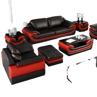 modern living room furniture luxury leather sofa set u shaped sectional couch living room sofas