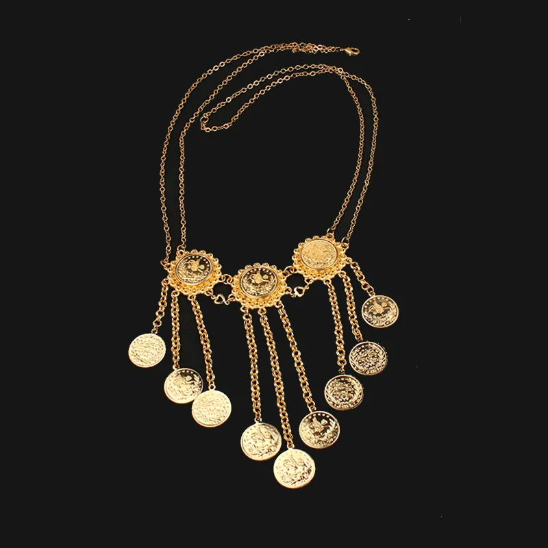 Арабский Свадебный комплект украшений длинные серьги с кисточками Женское