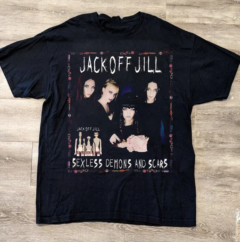 Футболка унисекс Jack Off Jill Band с изображением Демонов и пугающих музыки, все размеры (art.: 3920c7d97f019) - 3920c7d97f019