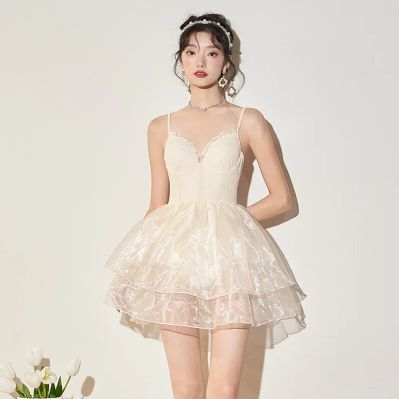 

Женский слитный купальный костюм wisuusing, юбка-бабочка, сказочный фанат, маленькая нагрудная клетка, раньше