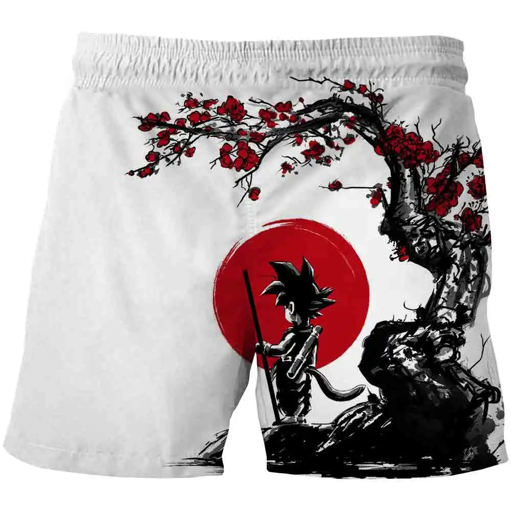 

2022 Summer Dragon-ball Shorts Fashion Casual Cartoon Short Pants Children Japan Anime Printed Handsome Short Trousers 4-14 Year
