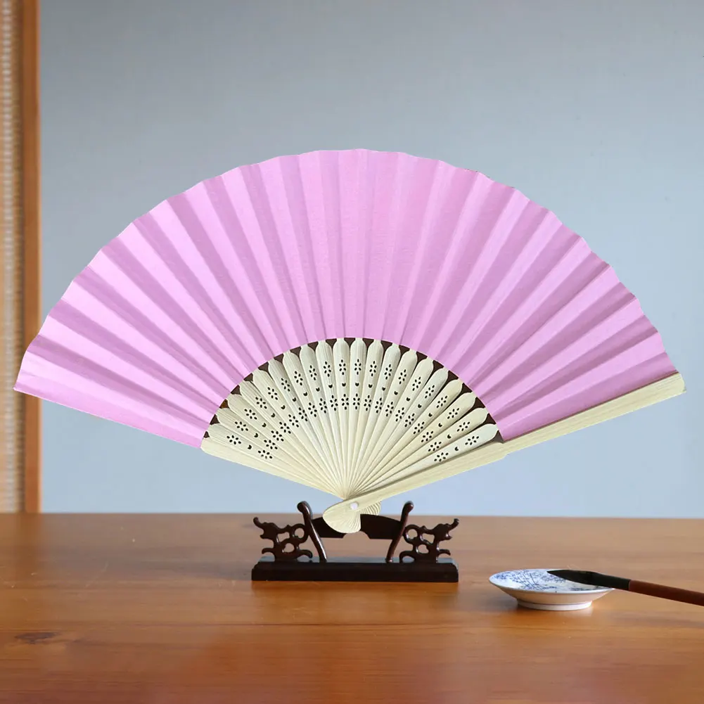 10/20/30 шт. бумажные бамбуковые складные вееры для каллиграфии