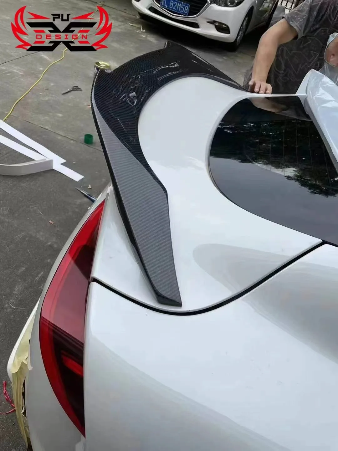 Верхняя маска для губ автомобильные аксессуары Toyota GR Supra A90 MK5 задний спойлер