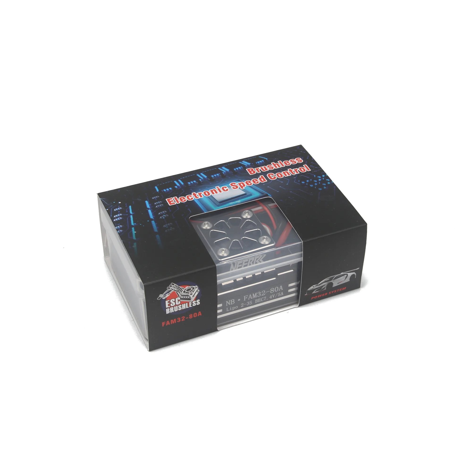 NEEBRC AM32 80A Бесщеточный ESC Metal 2-3S BEC с охлаждающим вентилятором для 18 110 RC Crawler Car Off Road AXIAL TRAXXAS RC4WD 3542 Motor (art.: 3920cfa4afcee) - 3920cfa4afcee