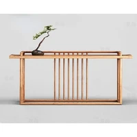zq new chinese style solid wood console simple a long narrow table modern chinese style villa altar