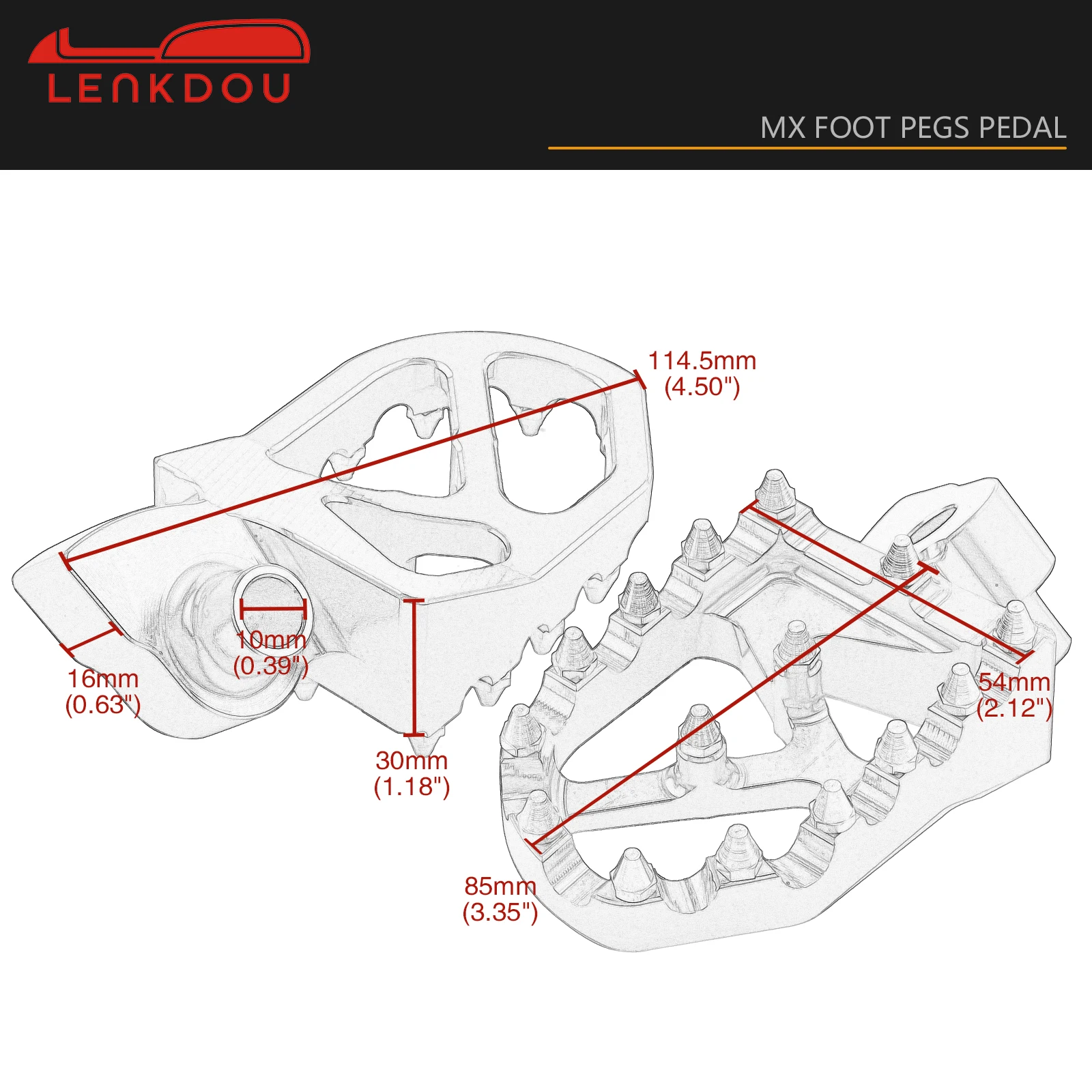 Колышки для подножки мотоцикла педали с ЧПУ алюминиевые Kawasaki KLX150L 2014-2021 KLX150BF 2017