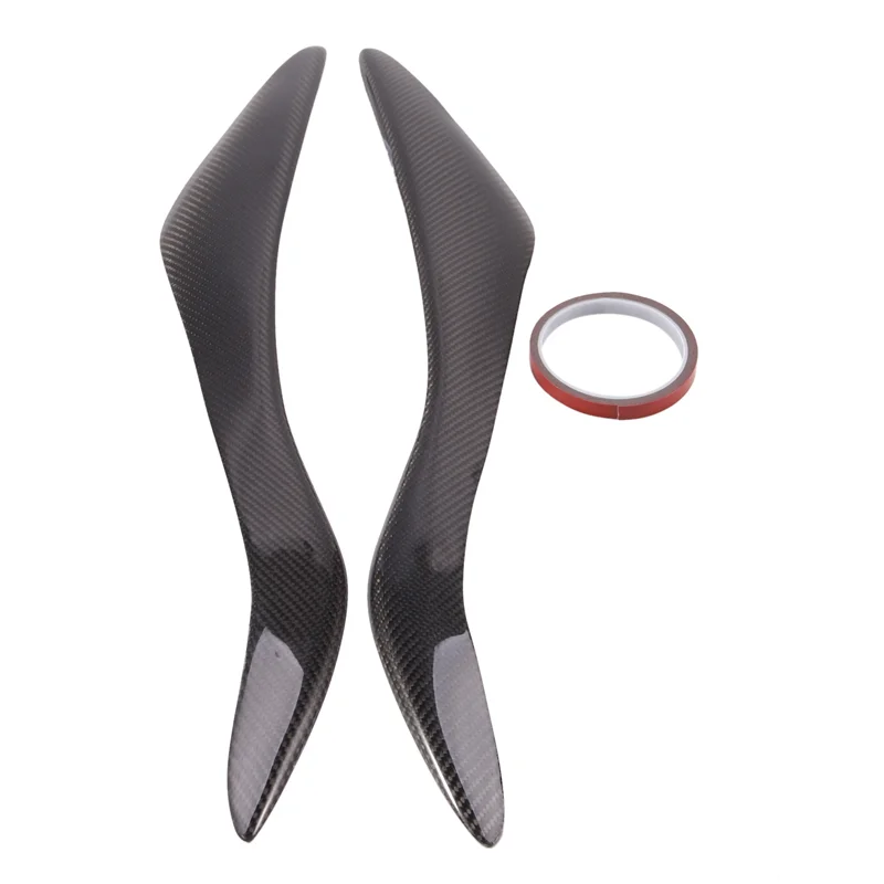 

2Pcs Car Headlight Eyebrow Cover Trim Head Light Lamp Sticker for Ford Focus MK3 2012-2014