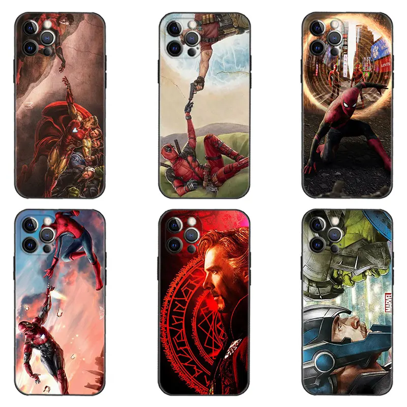 

Classical Art Spider Man for iPhone 13 11 12 pro max 13promax 11promax 12promax Case XR X XS Funda 7 8 6 6s plus Marvel Cover