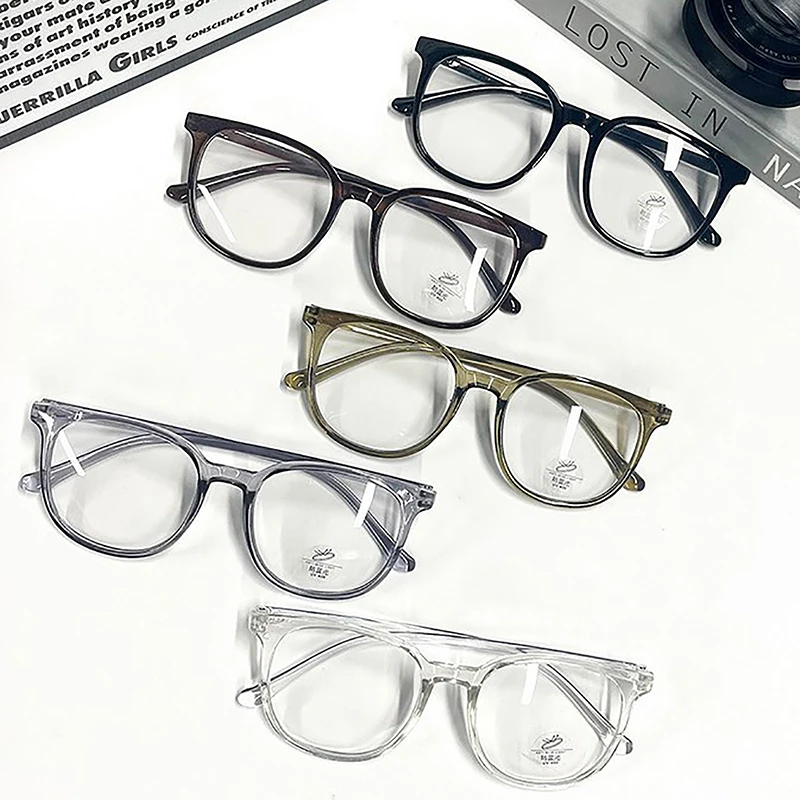 Прозрачные очки в полной оправе модные интернет-знаменитости компьютерные с