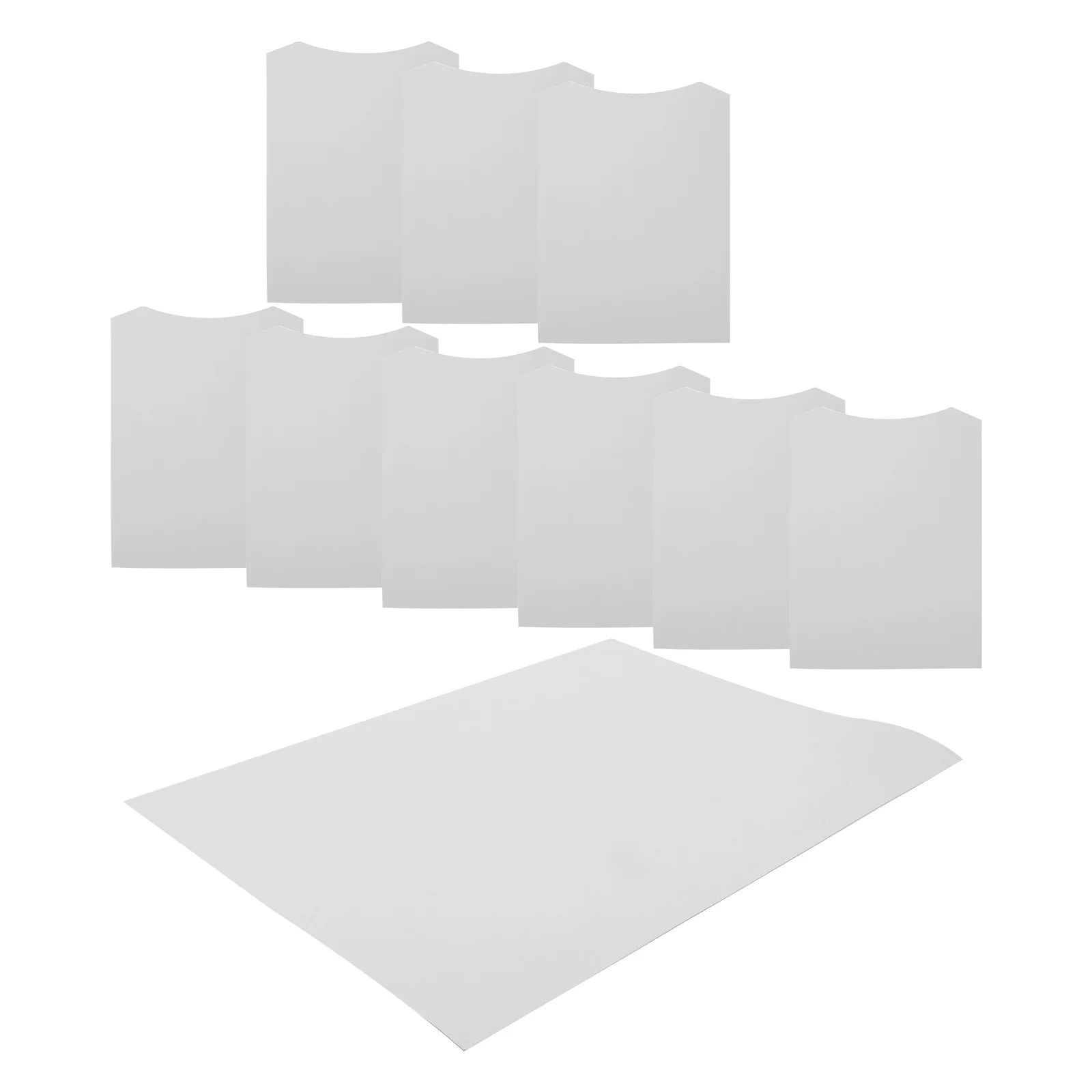 10 шт. упаковка для одежды картонная рубашка подкладка футболки с лацканами