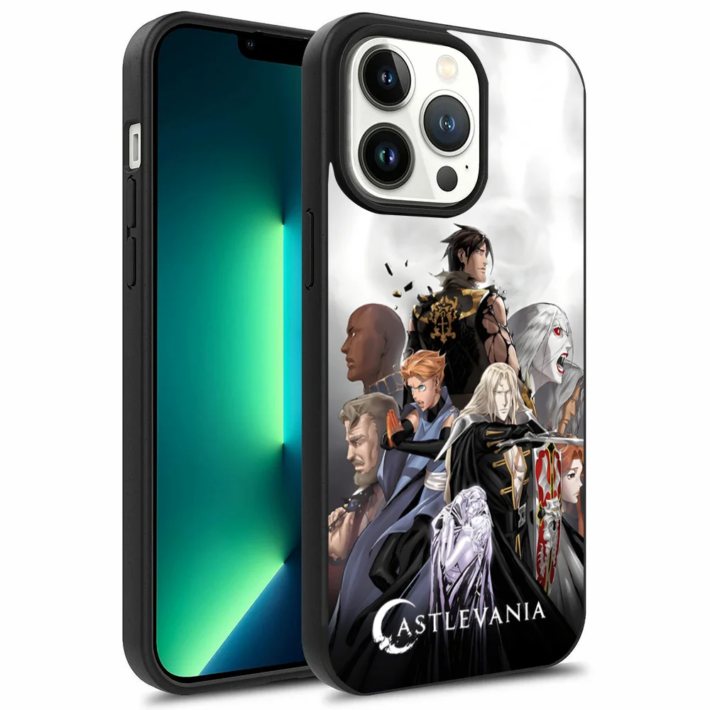 Чехол для телефона Castlevania Game iPhone 15 14 13 12 11 Plus Pro Max Mini Magsafe с магнитной беспроводной